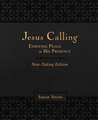 Jesus Calling Note-Taking Edition, Leathersoft, Black, with Full Scriptures: Enjoying Peace in His Presence