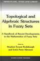 Topological and Algebraic Structures in Fuzzy Sets: A Handbook of Recent Developments in the Mathematics of Fuzzy Sets