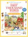 First Thousand Words in English Sticker Book