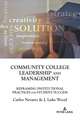 Community College Leadership and Management