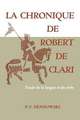 La Chronique de Robert de Clari