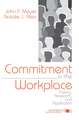 Commitment in the Workplace: Theory, Research, and Application