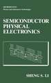 Semiconductor Physical Electronics