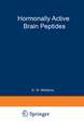 Hormonally Active Brain Peptides: Structure and Function