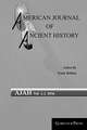 American Journal of Ancient History (Vol 1.1)