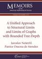 Unified Approach to Structural Limits and Limits of Graphs with Bounded Tree-Depth