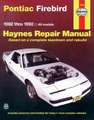 Pontiac Firebird: 1982 Thru 1992