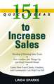 151 Quick Ideas to Increase Sales