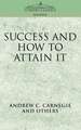 Success and How to Attain It