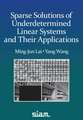 Sparse Solutions of Underdetermined Linear Systems