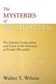 The Mysteries of Righteousness: The Literary Composition and Genre of the Sentences of Pseudo-Phocylides