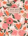 2019-2023 Five Year Planner: Five Year Monthly Planner 8.5 X 11 with Flower Coloring Pages (Volume 2)