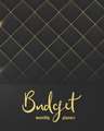 Monthly Budget Planner: Black Gold 12 Month Financial Planning Journal, Monthly Expense Tracker and Organizer (Bill Tracker, Expense Tracker,