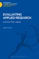 Evaluating Applied Research: Lessons from Japan