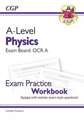 A-Level Physics: OCR A Year 1 & 2 Exam Practice Workbook - includes Answers: for the 2025 and 2026 exams