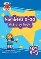 New Numbers 0-20 Activity Book for Ages 4-5