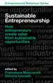 Sustainable Entrepreneurship – How entrepreneurs create value from sustainable opportunities