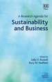 A Research Agenda for Sustainability and Business