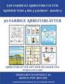 Arbeitsblätter mit der Nummer des Vorschülers (Ein farbiges Arbeitsbuch für Kinder von 4 bis 5 Jahren - Band 5)