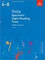 Viola Specimen Sight-Reading Tests, ABRSM Grades 6-8: from 2012