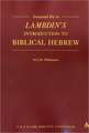 Annotated Key to Lambdin's Introduction to Biblical Hebrew