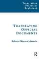 Translating Official Documents