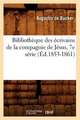 Bibliotheque Des Ecrivains de La Compagnie de Jesus, 7e Serie