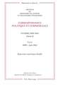 Correspondance Politique Et Commerciale. Guerre 1939-1945. Tome II