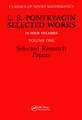 Selected Research Papers: L.S Pontryagin Select Works Volume 1