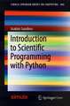 Introduction to Scientific Programming with Python