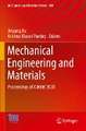 Mechanical Engineering and Materials: Proceedings of ICMEM 2020