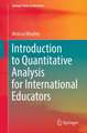 Introduction to Quantitative Analysis for International Educators