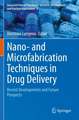 Nano- and Microfabrication Techniques in Drug Delivery: Recent Developments and Future Prospects