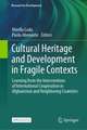 Cultural Heritage and Development in Fragile Contexts: Learning from the Interventions of International Cooperation in Afghanistan and Neighboring Countries