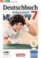 Deutschbuch 7. Schuljahr. Gymnasium Allgemeine Ausgabe. Arbeitsheft mit Lösungen und CD-ROM