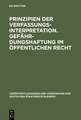 Prinzipien der Verfassungsinterpretation. Gefährdungshaftung im öffentlichen Recht: Aussprache zu den Berichten in den Verhandlungen der Tagung der deutschen Staatsrechtslehrer zu Freiburg vom 4. bis 7. Oktober 1961