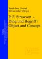 P. F. Strawson – Ding und Begriff / Object and Concept