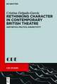 Rethinking Character in Contemporary British Theatre: Aesthetics, Politics, Subjectivity