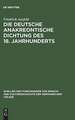 Die deutsche anakreontische Dichtung des 18. Jahrhunderts: ihre Beziehungen zur französischen und zur antiken Lyrik ; Materialien und Studien