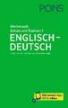 PONS Wörterbuch für Schule und Studium Englisch, Band 1 Englisch-Deutsch