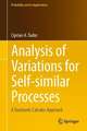 Analysis of Variations for Self-similar Processes: A Stochastic Calculus Approach