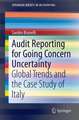 Audit Reporting for Going Concern Uncertainty: Global Trends and the Case Study of Italy