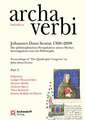 Johannes Duns Scotus 1308-2008: Die philosophischen Perspektiven seines Werkes/Investigations into his Philosophy