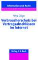 Verbraucherschutz bei Vertragsabschlüssen im Internet