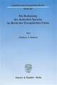 Die Bedeutung der deutschen Sprache im Recht der Europäischen Union.