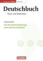 Deutschbuch 11./12. Jahrgangsstufe Oberstufe. Arbeitsheft. Gymnasium Bayern. Texte und Methoden