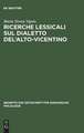 Ricerche lessicali sul dialetto dell'Alto-Vicentino