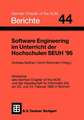 Software Engineering im Unterricht der Hochschulen SEUH ’95: Workshop des German Chapter of the ACM und der Gesellschaft für Informatik (GI) am 23. und 24. Februar 1995 in Bremen