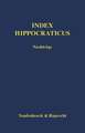 Index Hippocraticus: Nachtrage