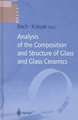 Analysis of the Composition and Structure of Glass and Glass Ceramics